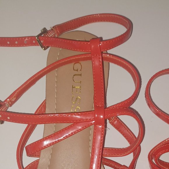 New GUESS Factory Mannie Gladiator Flat Sandals - Picture 8 of 11